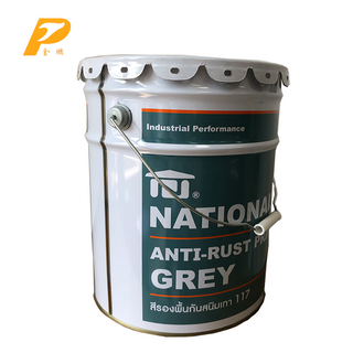 20L tinplate bucket with steel handle, used for paint, coating or other chemical products
