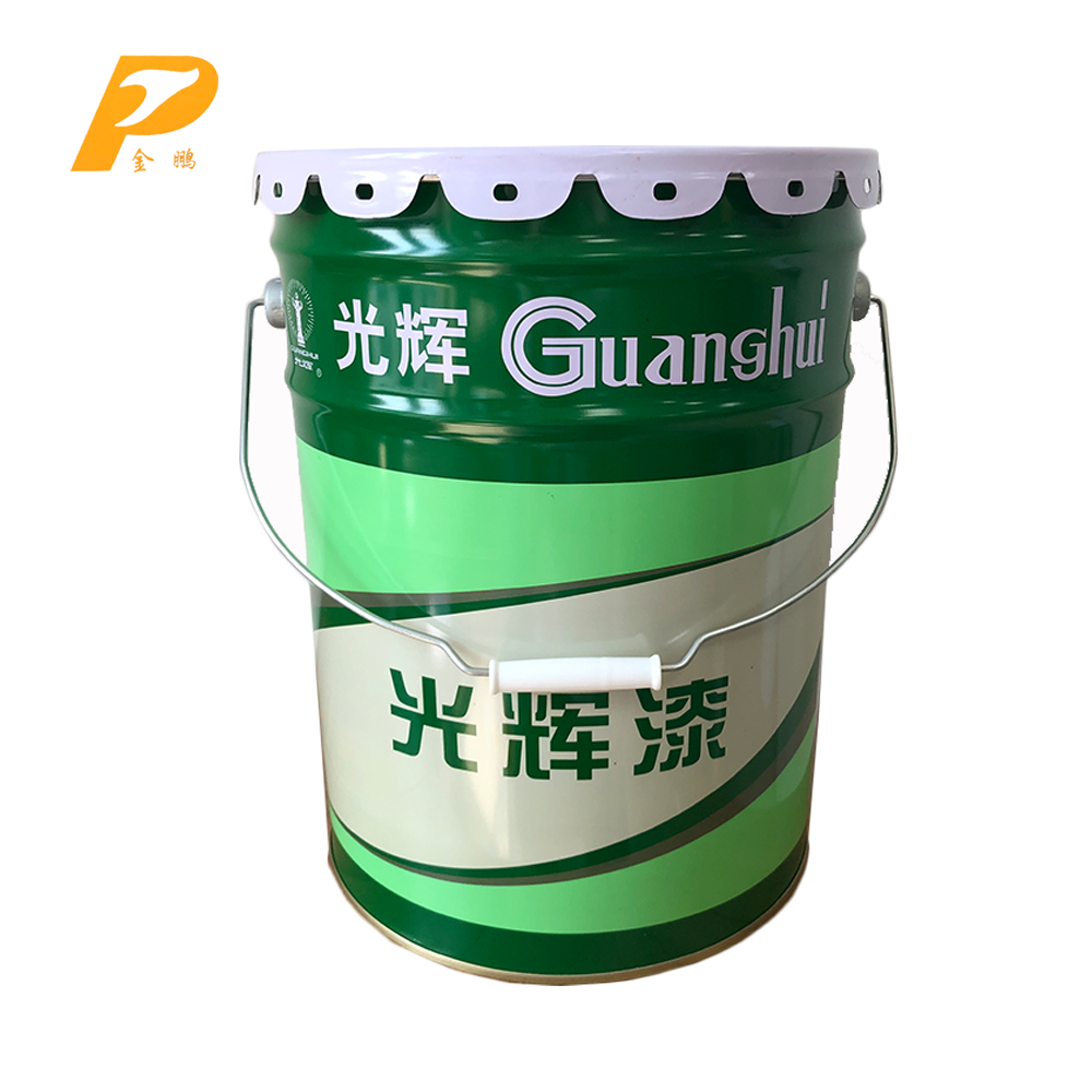 18 liters cheap round white metallic paint/chemical barrels/barrels/cans