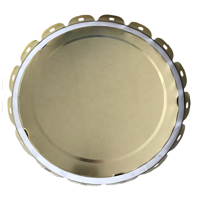 10L paint bucket metal tin bucket with lid lock ring