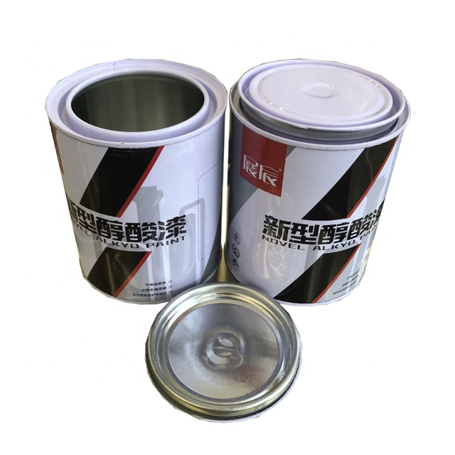 1L custom size metal empty paint can for paint chemical paint
