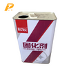 10 liter metal paint tin bucket with plastic nozzle cover and handle